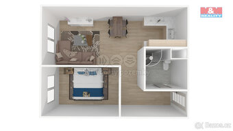 Prodej bytu 2+kk, 42 m², Jince, ul. Zborovská - 7