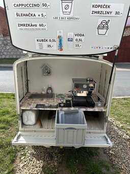 Foodtruck cukrárna/kavárna Piaggio Ape - 7