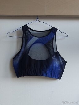 Sportovní transparentní podprsenka Adidas, vel. M - 7