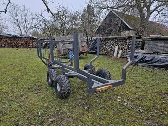Vyvážečka, vlek na dřevo za traktor - 7