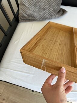 Organizér na příbory / Bambusový příborník IKEA - 7