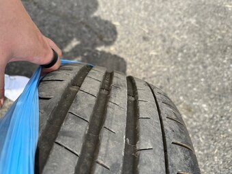 Alu kola 5x112 R18 + zánovní letní pneu, TPMS - 7
