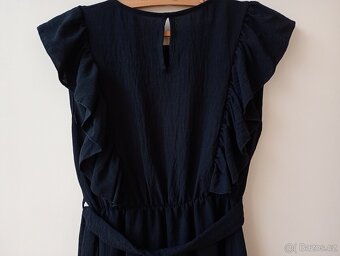 Nové černé elegantní letní šaty vel.M - 7