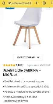 Jídelní stůl a dvě židle - rezervováno do 15.6. - 7
