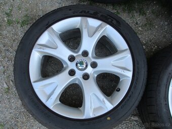 Alu kola Škoda Pallas 5x112 R17 Pneu letní 225/45R17 - 7