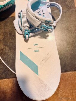 Prodám set Gravity vel.140 + snb boty gravity vel.38.5 - 7