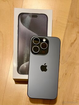 iPhone 15 Pro Černý Titan BATERIE 100% TOP - 7