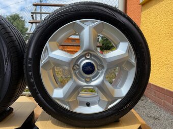 Alu kola 4x108 r15 Ford Fiesta + zánovní pneu 195/50/15 - 7