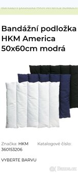 Drezurní podbřišník W, podložky, čabraky, deka síťová 165 - 7