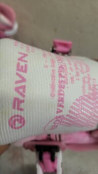 Detske kolečkové brusle RAVEN Missy 3 v 1- rúžovo-bílé - 7