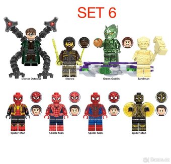 Figúrky Superhrdinovia (8ks) typ lego 2 - nové - 7