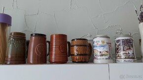 Sklenice Korbele 70.léta+, pivní tácky - 7