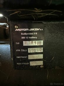 BDR 700 dvoububnová sekačka Motor Jikov Robus - 7