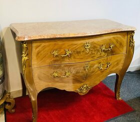 Starožitná Komoda s Mramorem Francie - 7