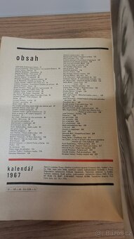 Časopis KALENDÁŘ 1967 - 7