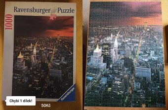 Různé puzzle 500, 1000 dílků - 7