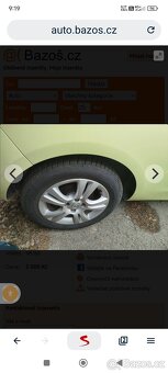 Opel 4x100 R15 sada ALU kol včetně Tmps. - 7