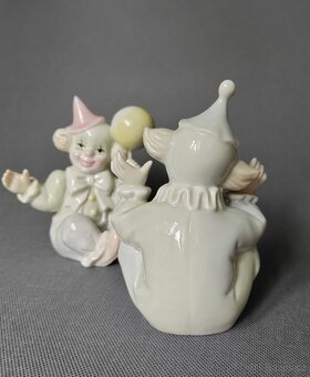 Porcelánová vintage sběratelská figurka soška klauna/šaška - 7