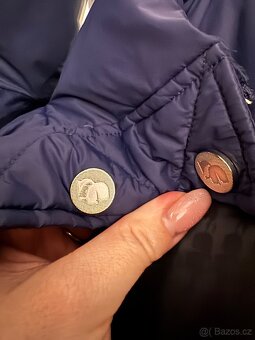 Krasný pěřový kabát Karl Lagerfeld - 7