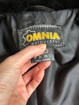 Kožená vesta s pravou kožešinou - 7