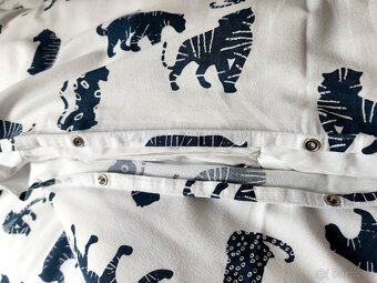 Modré Tygří Povlečení, Deka a Polštář pro menší děti - 7