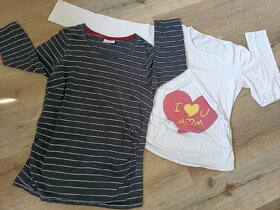 Těhotenské/kojící oblečení vel. M - 5 ks - 7