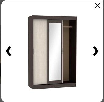 Šatní skříň s nočními stolky - 7