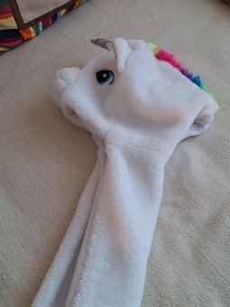 Zimní čepice šála - jednorožec - 7