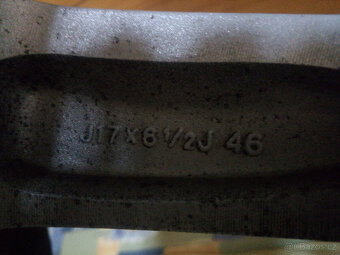 Originál alu kola Mitsubishi 17+letní pneumatiky Bridgestone - 7