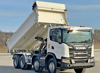 Scania G 410 - 8x4 - Sklápěč S2 + Bordmatik – EURO 6 - 7