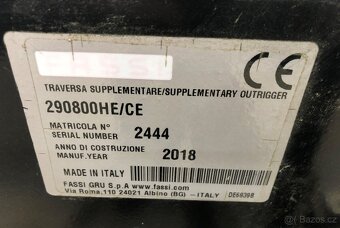 Přídavné podpěry hydraulická ruka FASSI, PALFINGER, ... - 7