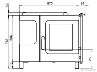 Konvektomat Convotherm C4 eD 6.10 EB s autom mytím - 7