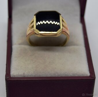 Zlatý pánský prsten - 7
