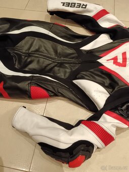 Rebelhorn Rebel Lady-Dámská kožená moto kombinéza, jednodíl - 7