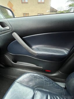 Modré kožené sedačky octavia 1 sedan - 7