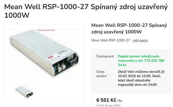Spínaný zdroj 24-30V - 7