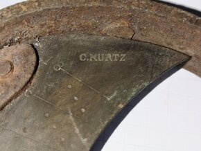 st kupecká váha s mosaznou srpkovou stupnicí-mincíř C. KURTZ - 7