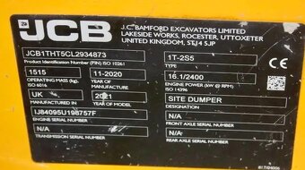 ZÁNOVNÍ DUMPER JCB 1T - 7