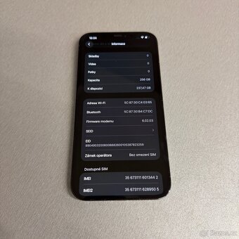 iPhone 12 Pro Max 256GB modrý, 100% baterie, rok záruka - 7