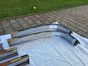 Škoda 100, 110R, 120  - přední nárazník nový chrom - 7