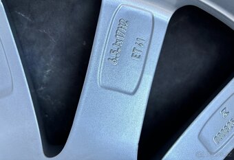 Originální Alu kola 5x112 VW Passat B8,Škoda 215/55/17 TPMS - 7
