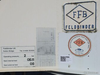 Feldbinder EUT 38.3, 38,3 CBM, DVĚ KOMORY, ZVEDACÍ A NATÁČEC - 7