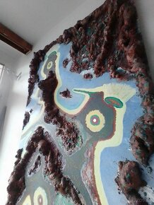 Hawaii. 123x80cm, kombinovaná technika,acryl. - 7
