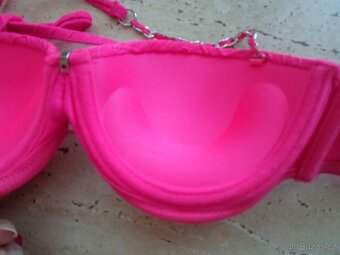 Růžové plavky plavková podprsenka 70A - 7