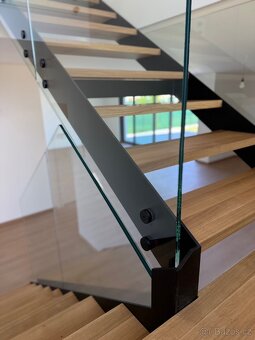 Kovové schodiště, kovové, ocelové schody - Praha - 7