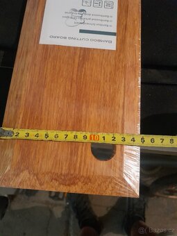 Bambusové servírovací/krájecí prkénko nové - 7