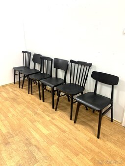 Retro židle TON černá matná - 7