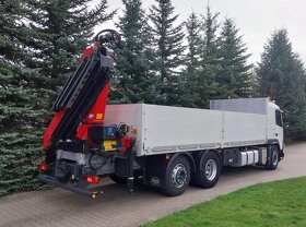 8306 - Volvo FMX 370 - 6x2 - Valník + HR-HMF 2120-K4 – EURO - 7