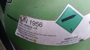 Prodám tlakové láhve kyslík, CO2, Argon - 7