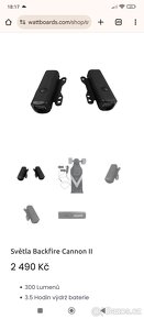 Nové světla Backfire pro El. Longboard - 7